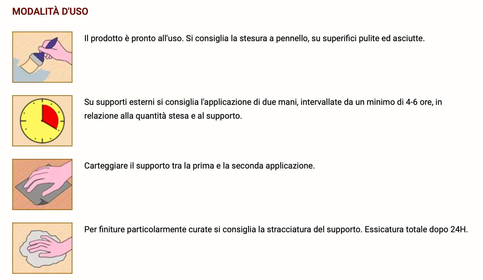 Impregnante per legno