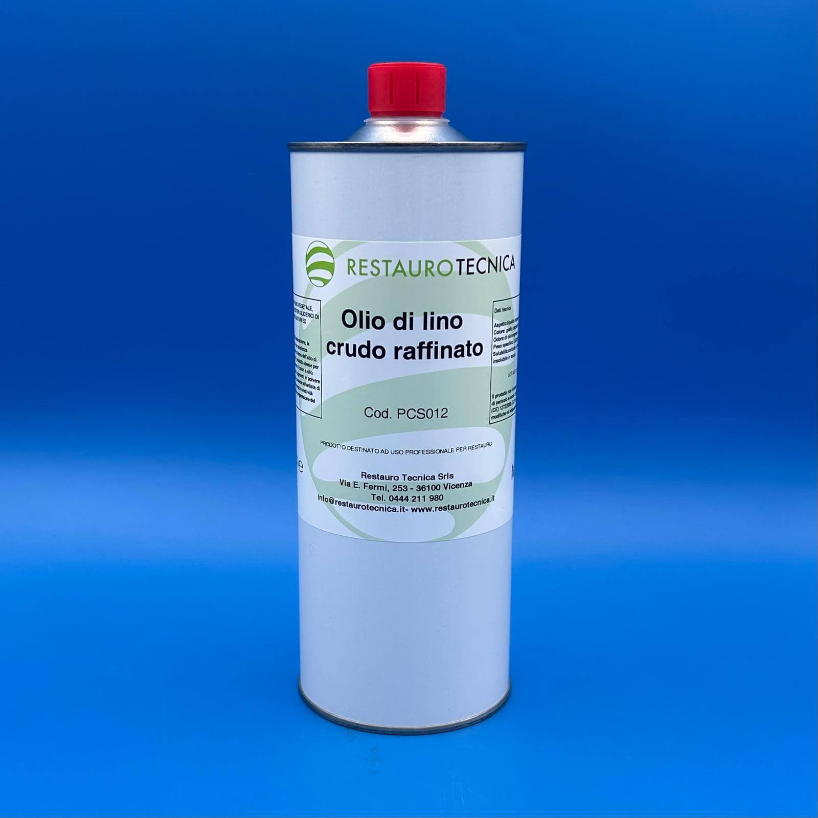 Olio di lino crudo raffinato